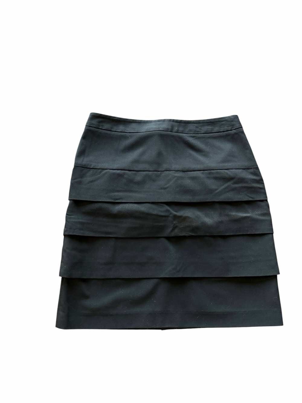 Larry Levine Black Tiered Skirt